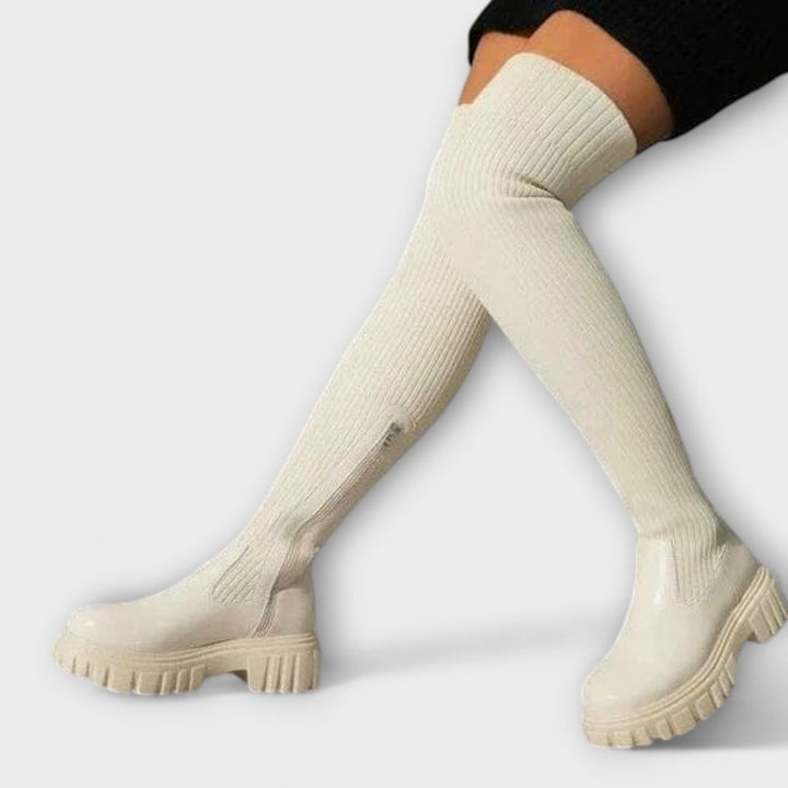 Gala - Nadkolenski Škornji Z Oporo Loka Stopala