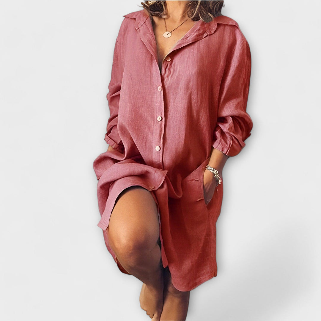 Gracija - Ležerna platnena bluza