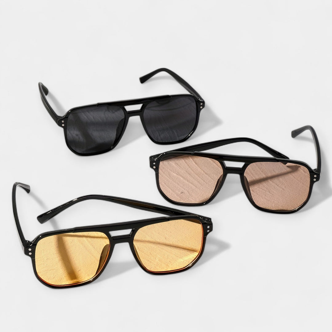 Tjaša - Očala z geometrijskimi detajli kvadratni okvir