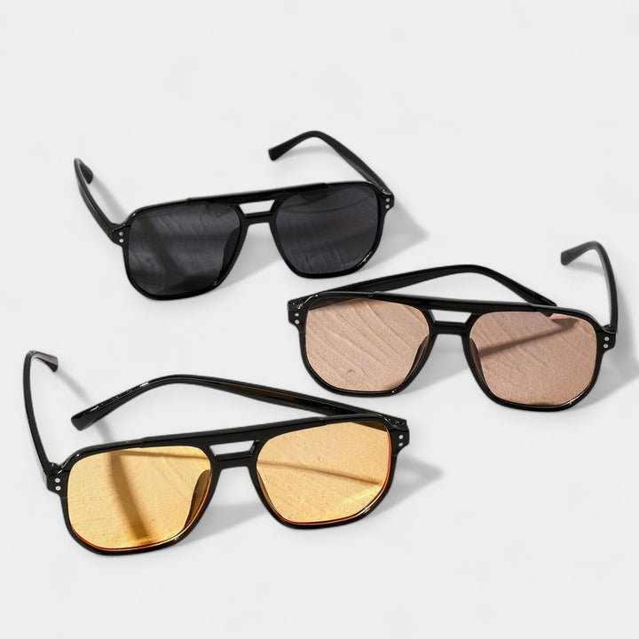 Tjaša - Očala z geometrijskimi detajli kvadratni okvir