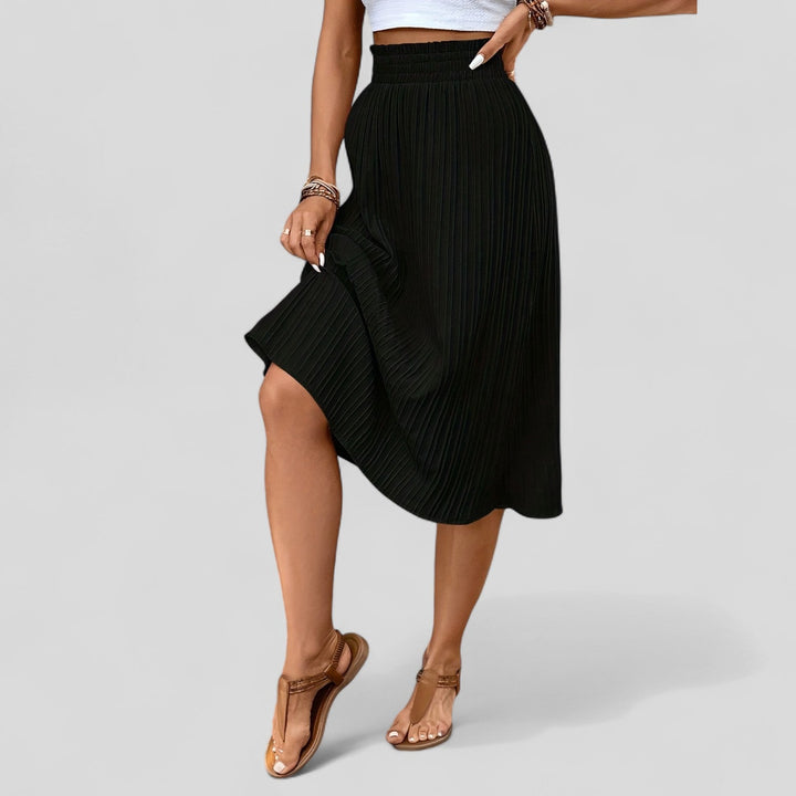 Ćura - Midi krilo z plisirano strukturo za dnevno uporabo