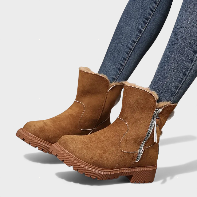 Antonija - Zimski Škornji Za Ženske Z Mehko Notranjo Podlogo