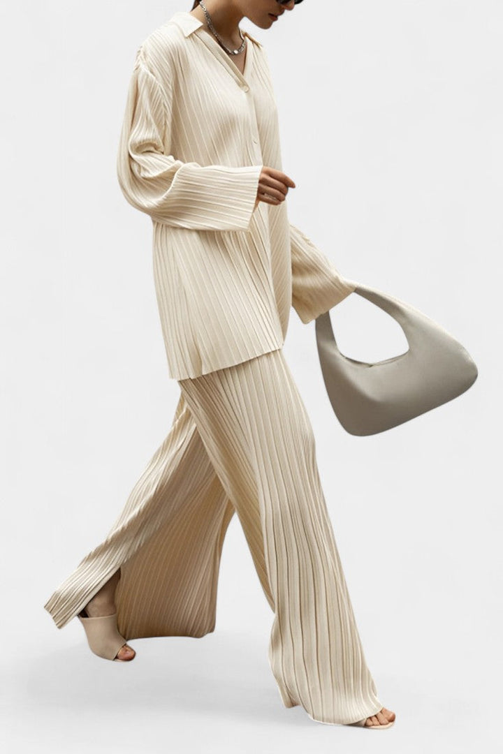 Kalla - Oversized plisirani lounge komplet