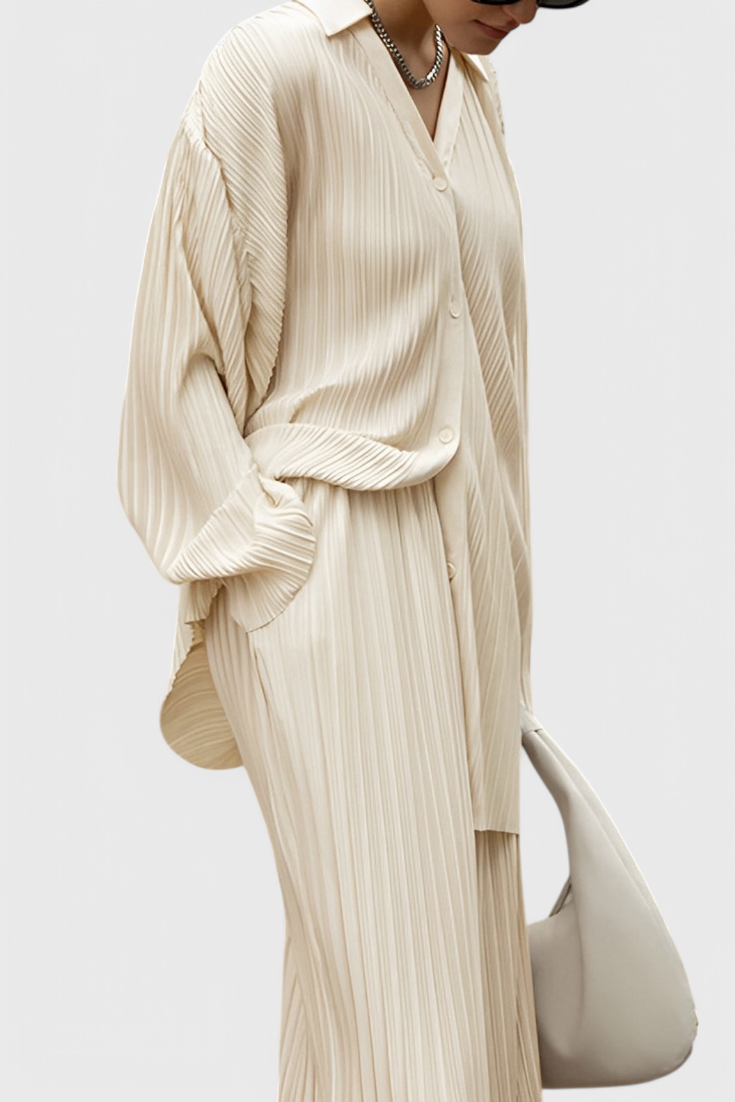 Kalla - Oversized plisirani lounge komplet