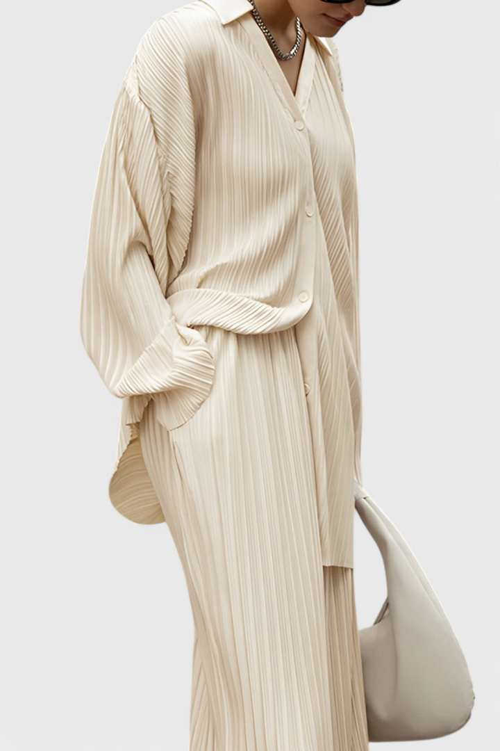 Kalla - Oversized plisirani lounge komplet