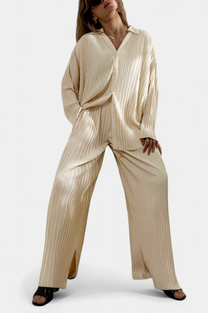 Kalla - Oversized plisirani lounge komplet