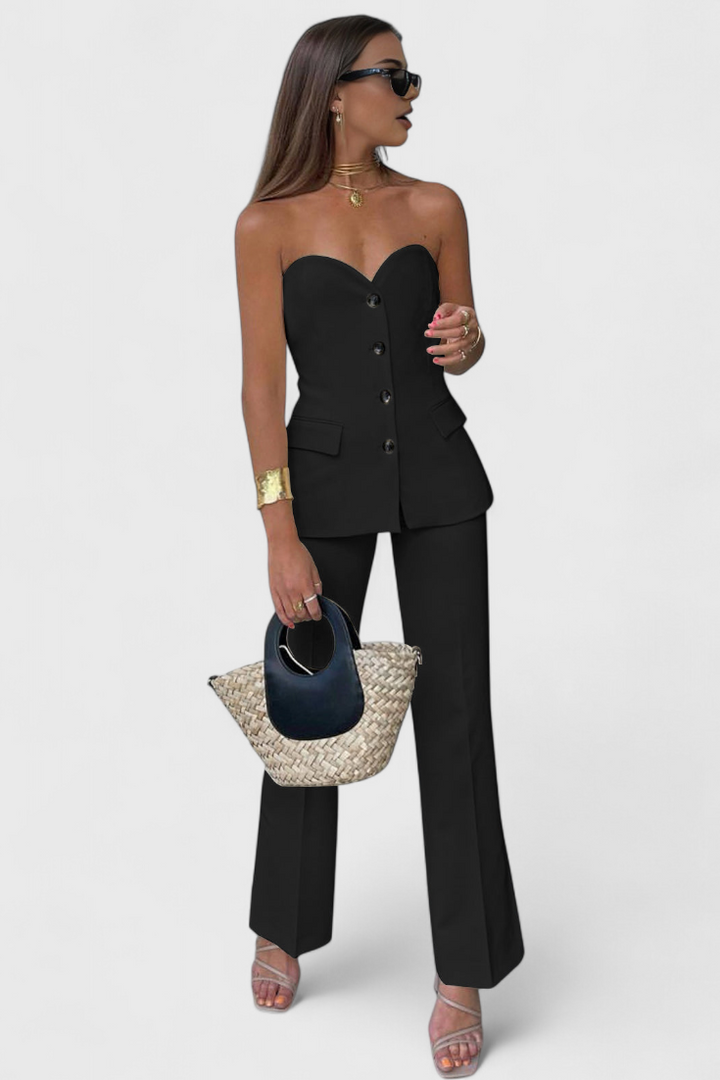 Sina - Sproščen Komplet Brez Rokavov