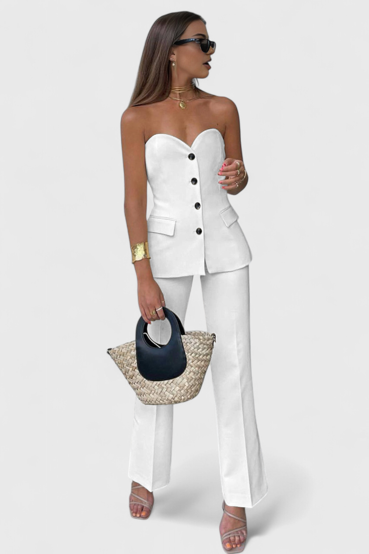 Sina - Sproščen Komplet Brez Rokavov