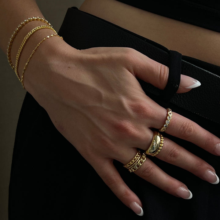 Maruša - Verižni Prstan z prilagodljivim obsegom