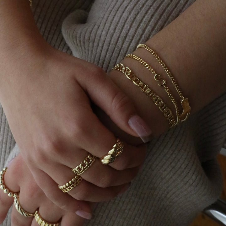 Maruša - Verižni Prstan z prilagodljivim obsegom