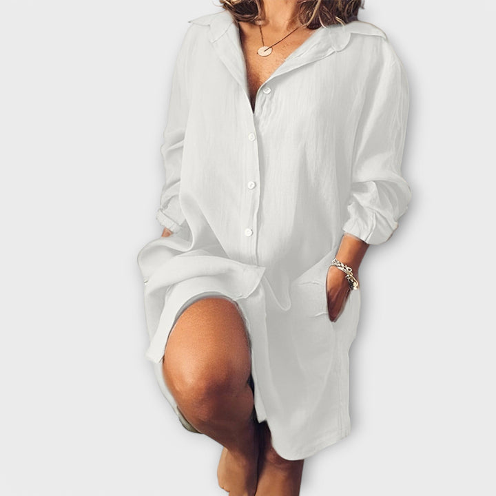 Gracija - Ležerna platnena bluza