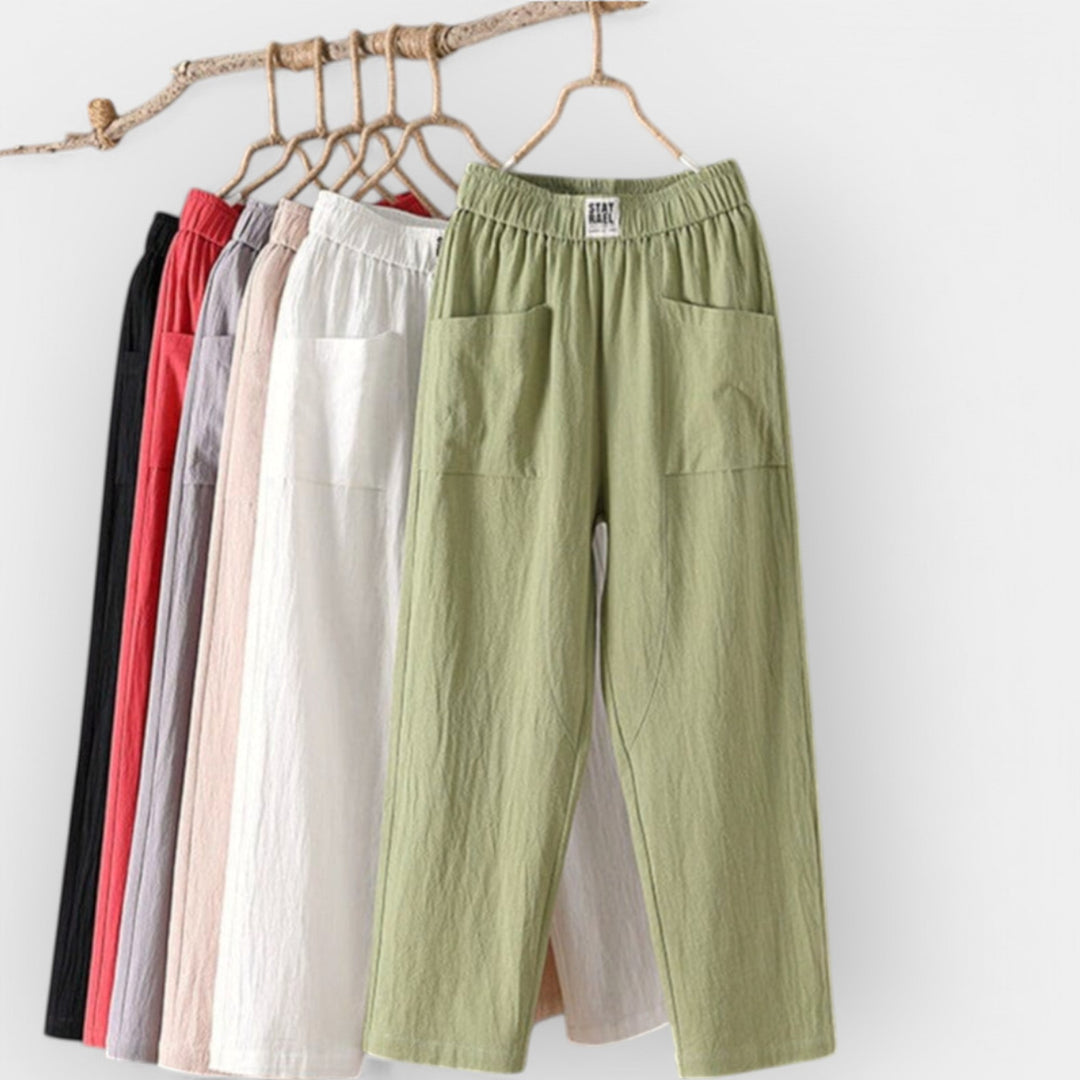 Marjetka - Linen Casual Trousers
