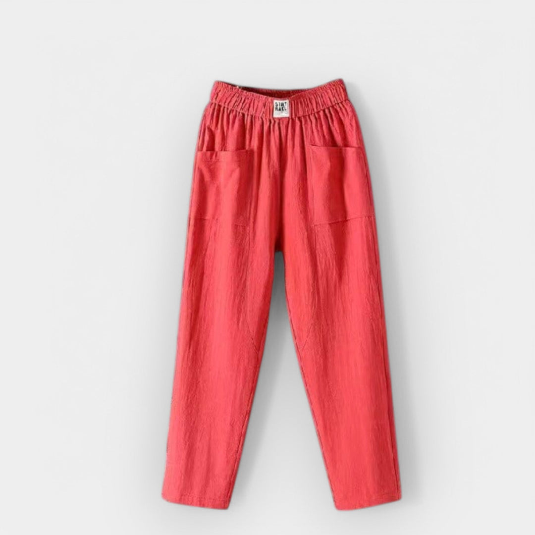 Marjetka - Linen Casual Trousers