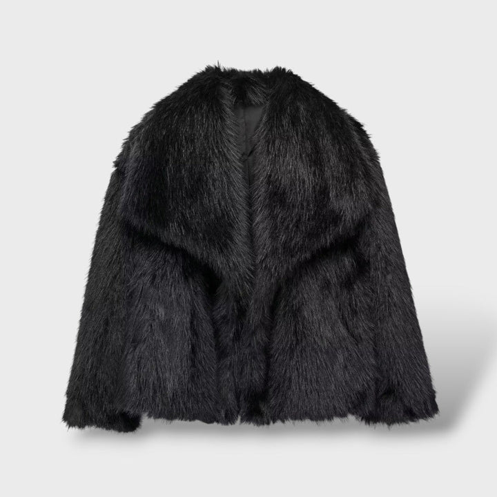 Anica - Zimski plašč z dlako