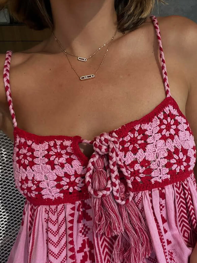 Ana - Ogrlica Tri Diamanti V Gibanju