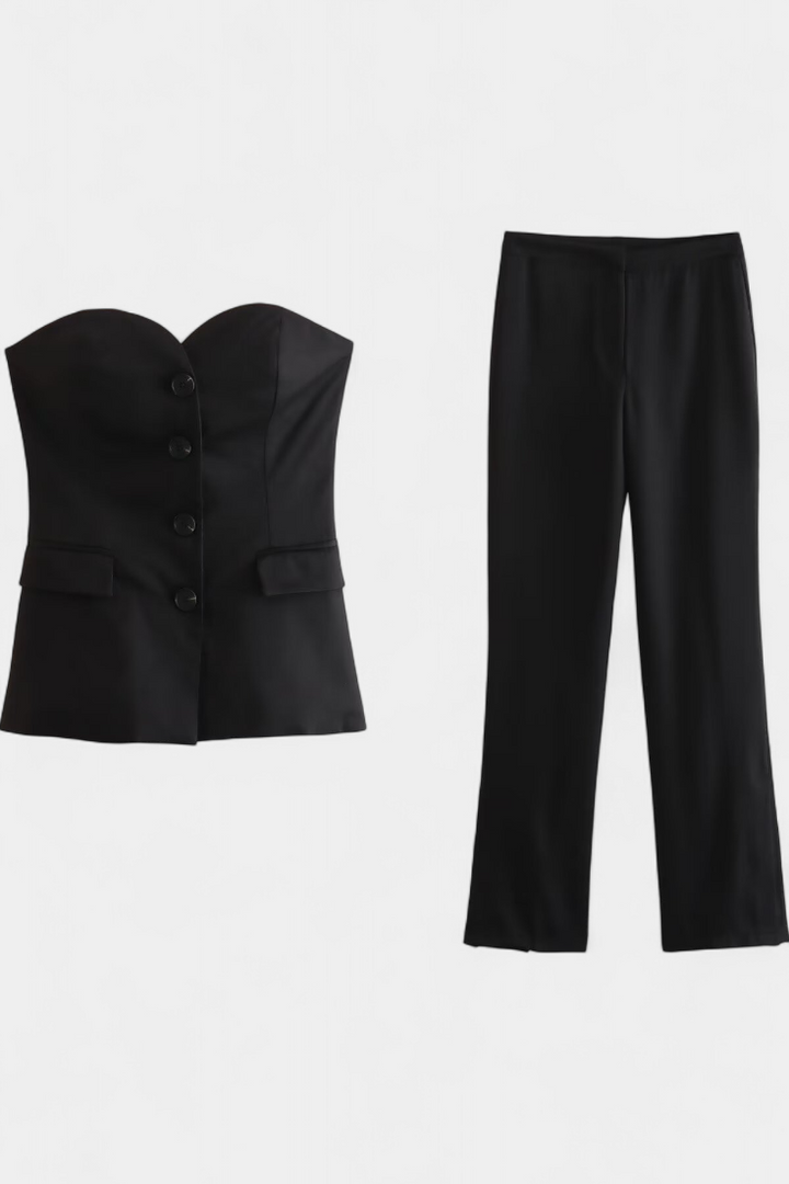 Sina - Sproščen Komplet Brez Rokavov