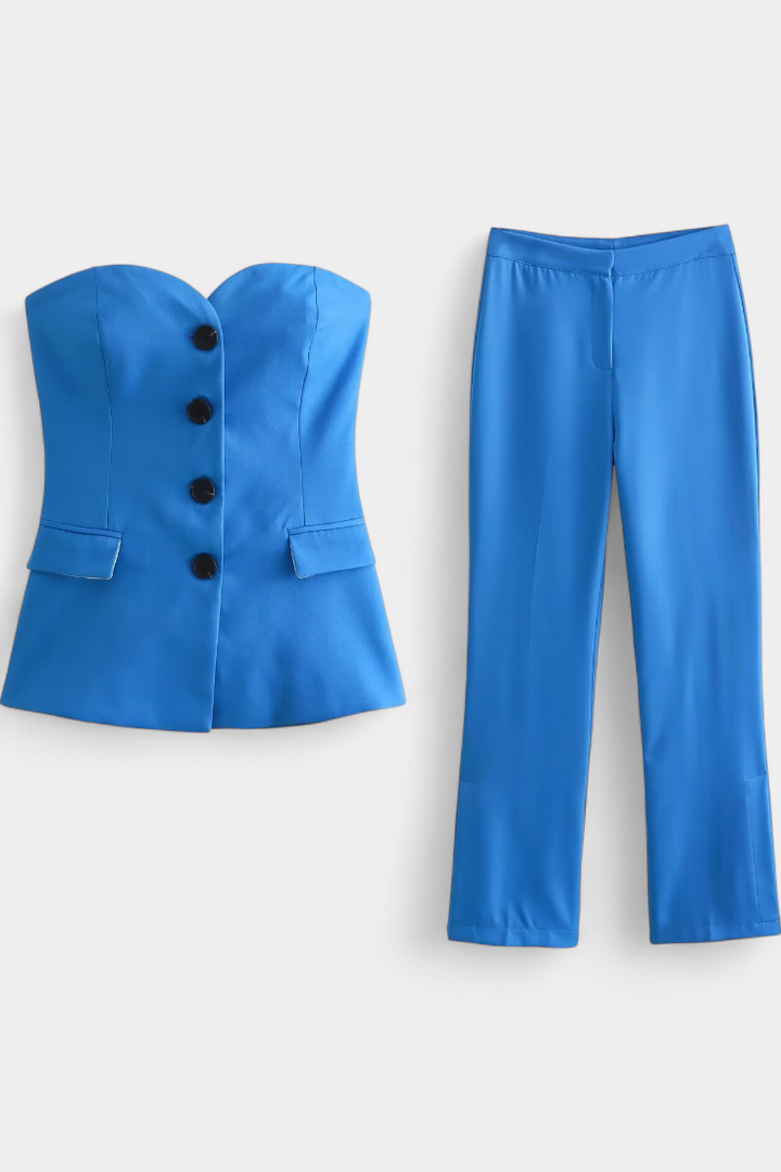 Sina - Sproščen Komplet Brez Rokavov