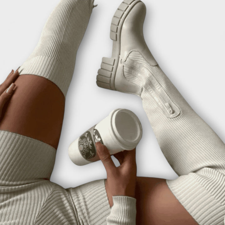 Gala - Nadkolenski Škornji Z Oporo Loka Stopala