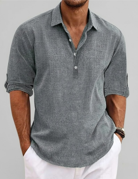 Tevž - Klasična bombažna srajca z zračno tkanino