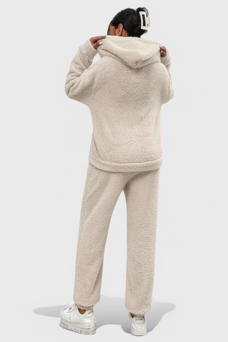 Rivae - Mehki teddy lounging dvoset za udobno nošenje