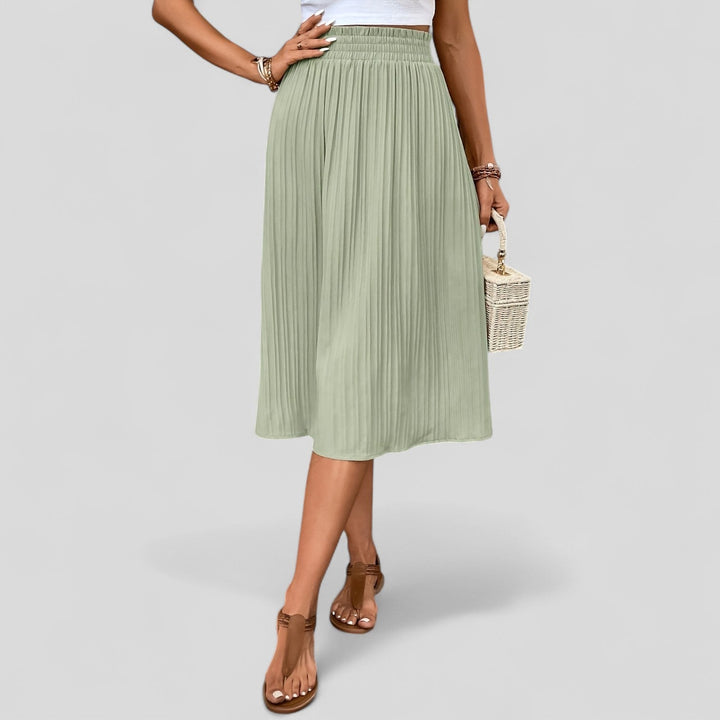 Ćura - Midi krilo z plisirano strukturo za dnevno uporabo