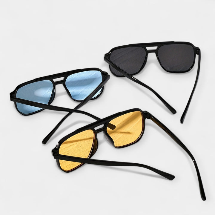 Tjaša - Očala z geometrijskimi detajli kvadratni okvir