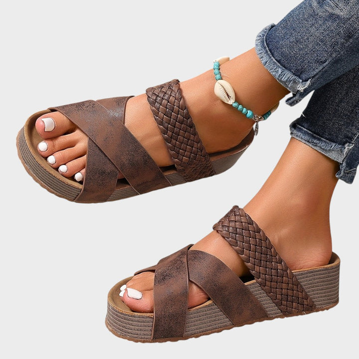 Milena - Kožne Ortopedske Sandale