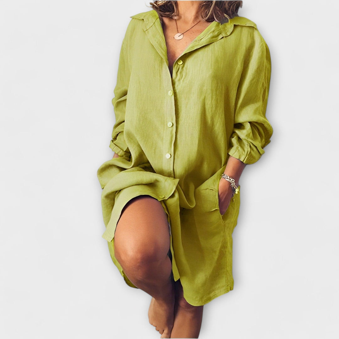 Gracija - Ležerna platnena bluza