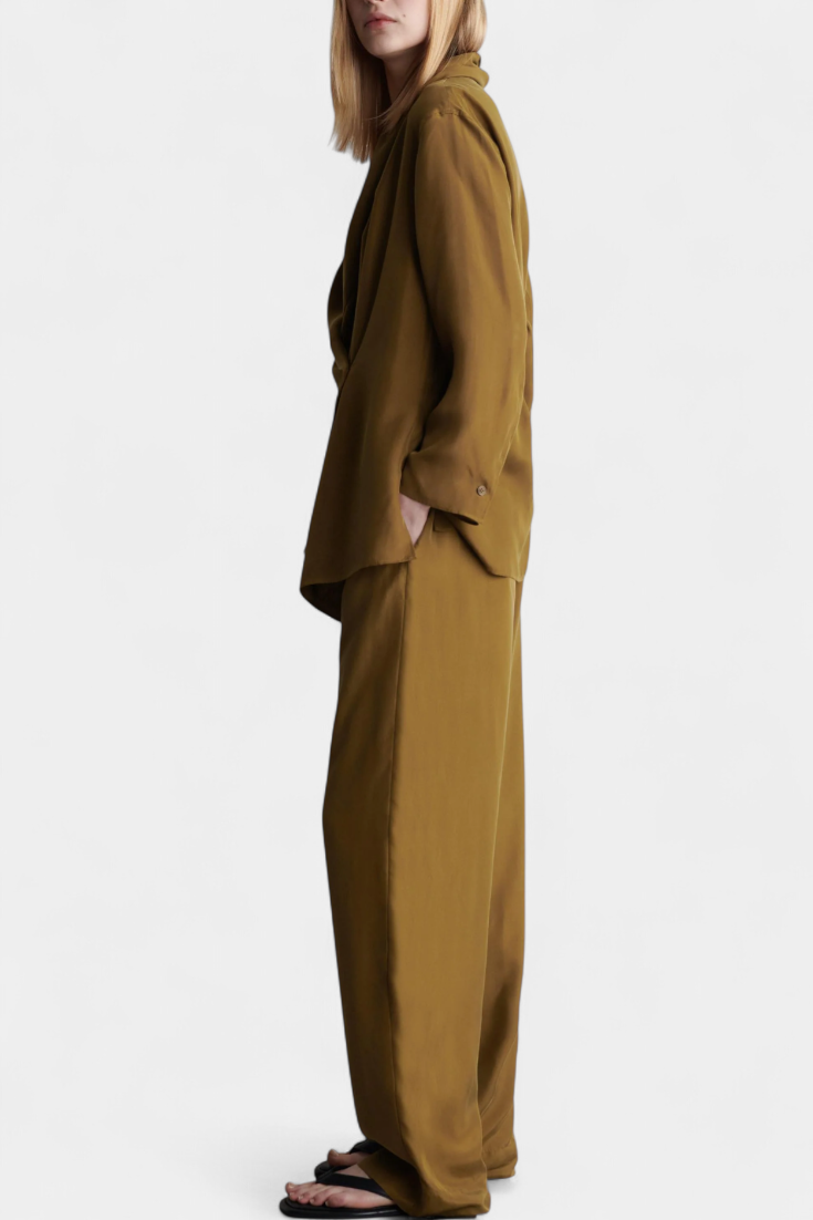 Riana - Komplet blazerja z Reverjem In Hlačami