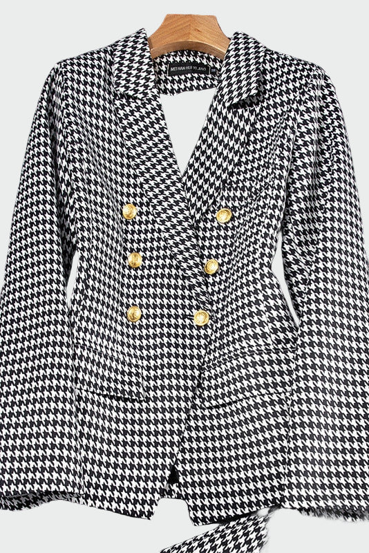 Liva - Sako Zapiranje Z Gumbi Rever Žepi