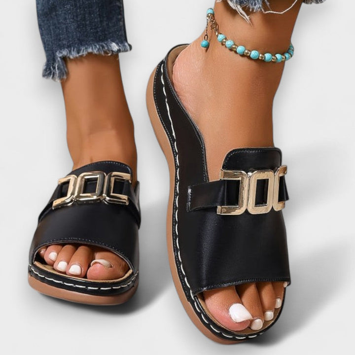 Jelena - Udobne sandale s potpeticom